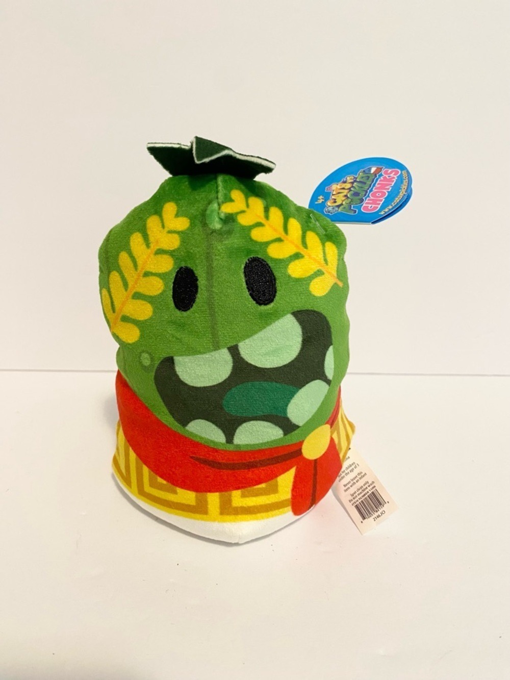 Cats vs Pickles Julius Chonks Plush Stuffed Toy Soft Beanie Green Import Dragon